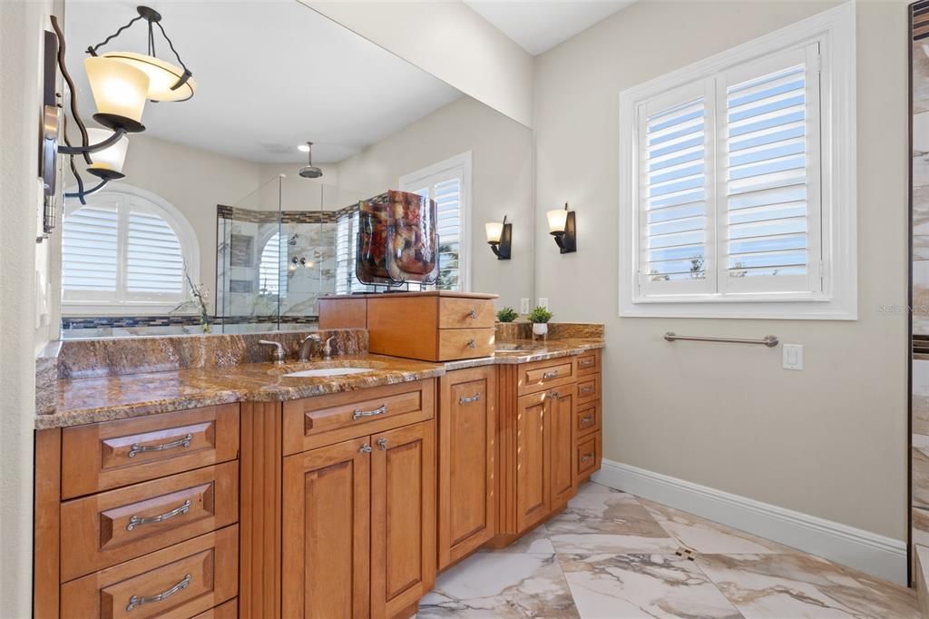 Bathroom, Dual Sink Vanities, Interior, Marble