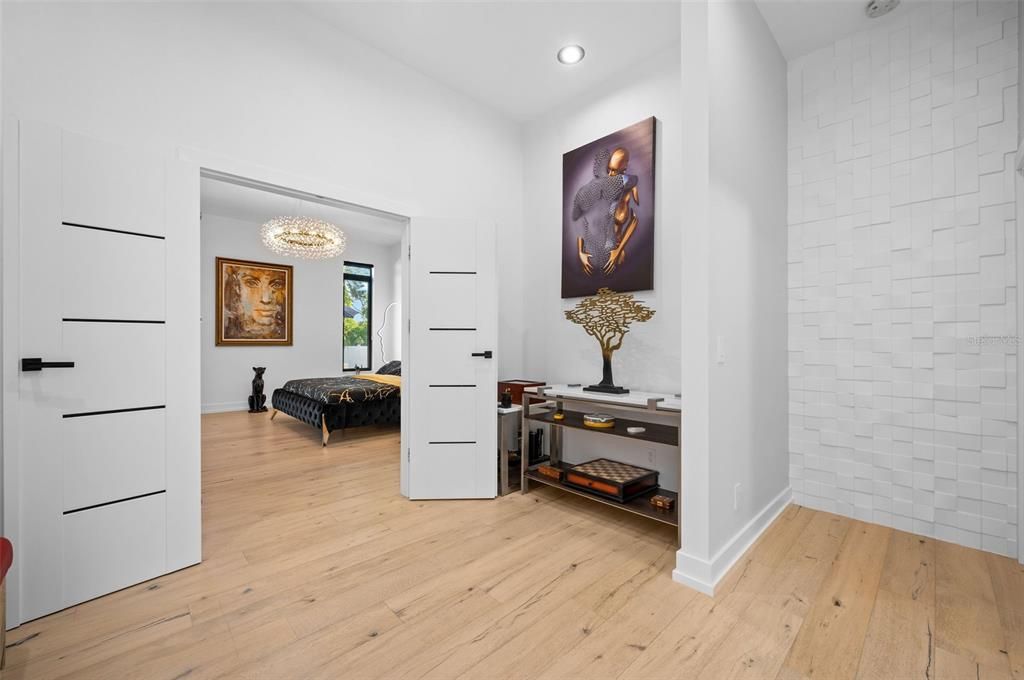 Chandelier, Interior, Recessed Lighting, Wood Texture Flooring