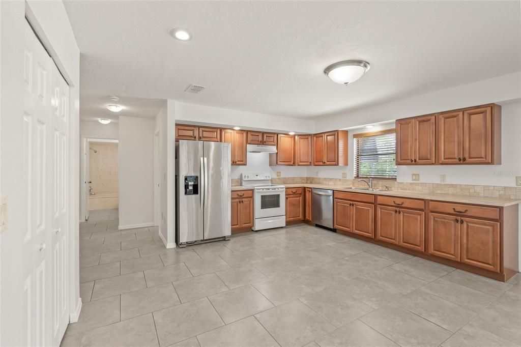 Interior, Kitchen, Recessed Lighting, Stainless Steel Appliances