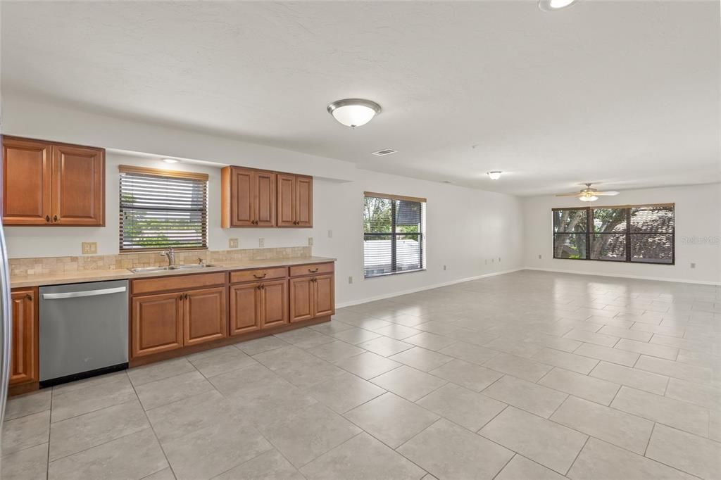 Empty room, Interior, Kitchen