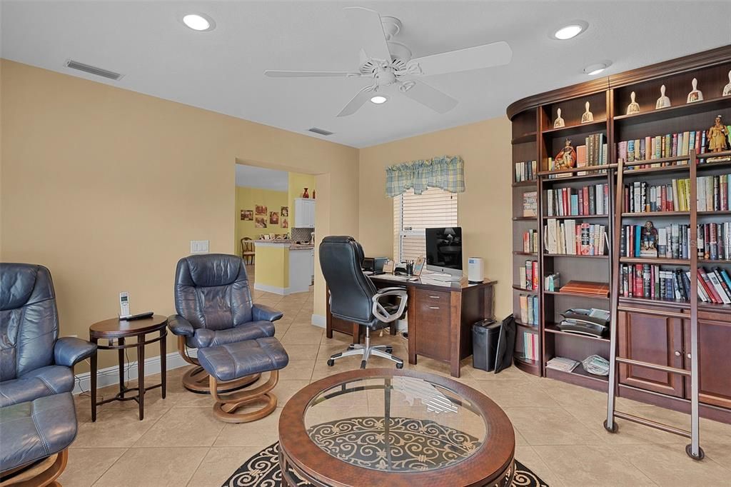Home Office, Interior, Recessed Lighting