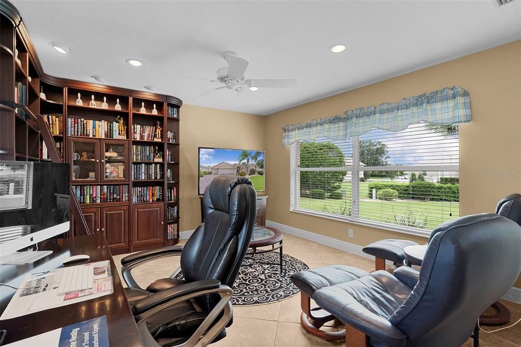 Home Office, Interior, Recessed Lighting