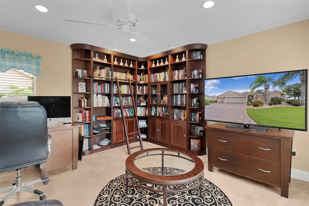 Home Office, Interior, Recessed Lighting