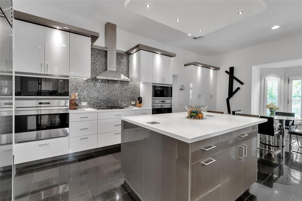 Interior, Kitchen, Recessed Lighting, Stainless Steel Appliances
