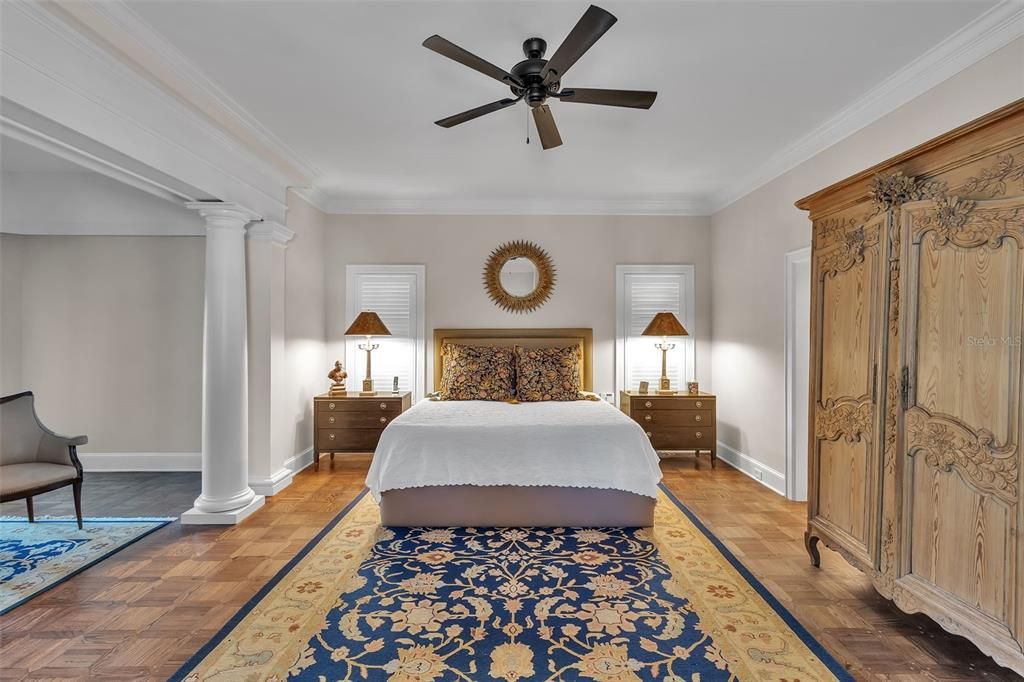 Bedroom, Interior, Wood Texture Flooring