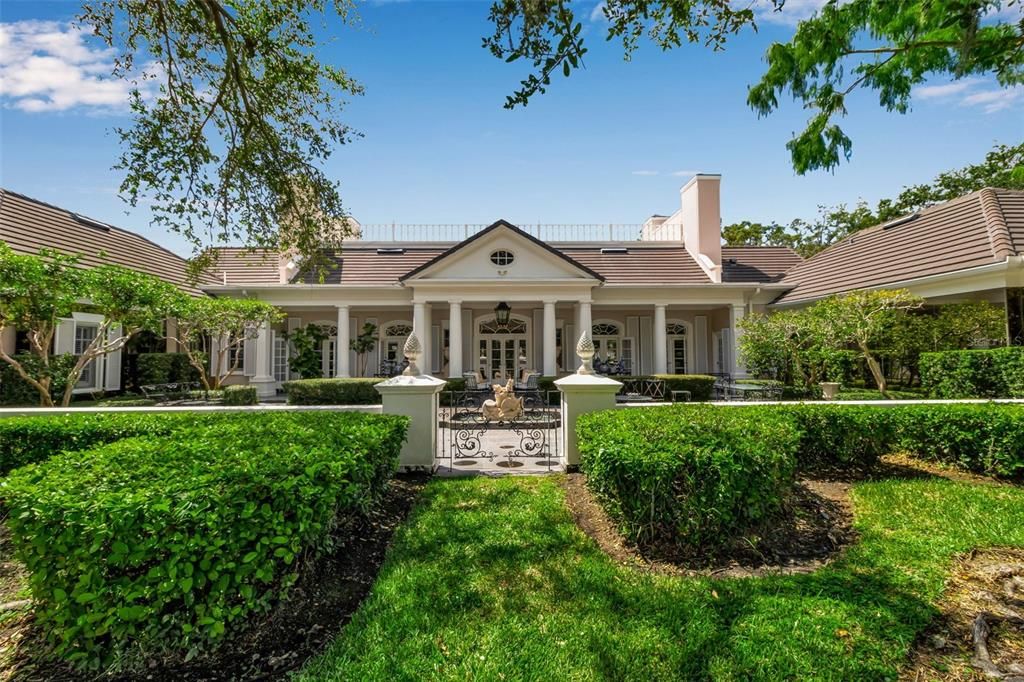 Backyard, Exterior, Facade, French Provincial