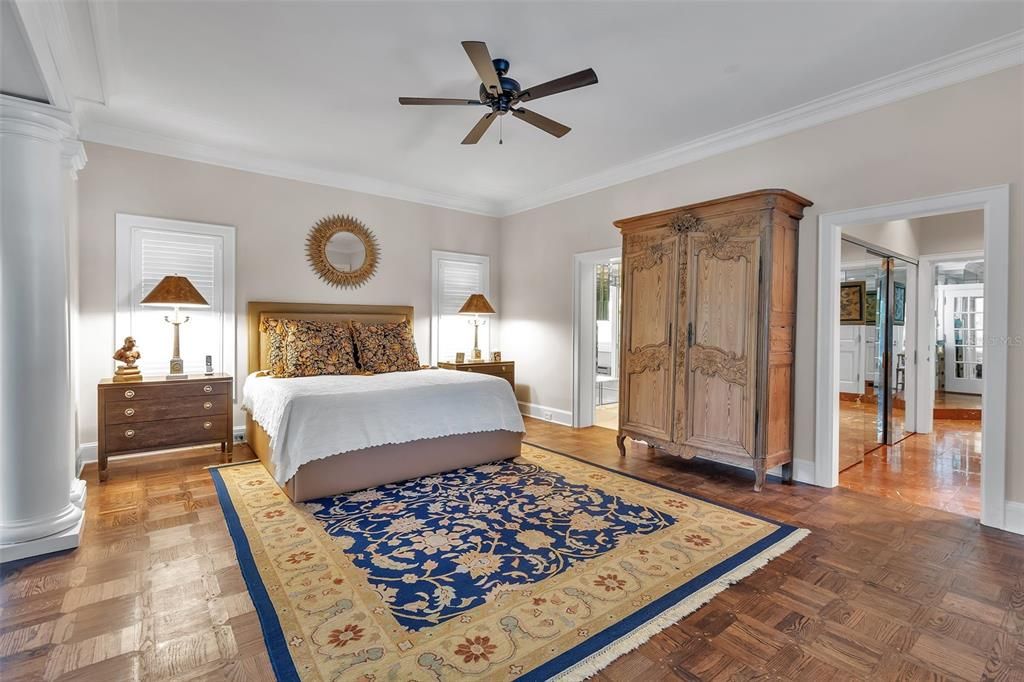 Bedroom, Interior, Wood Texture Flooring