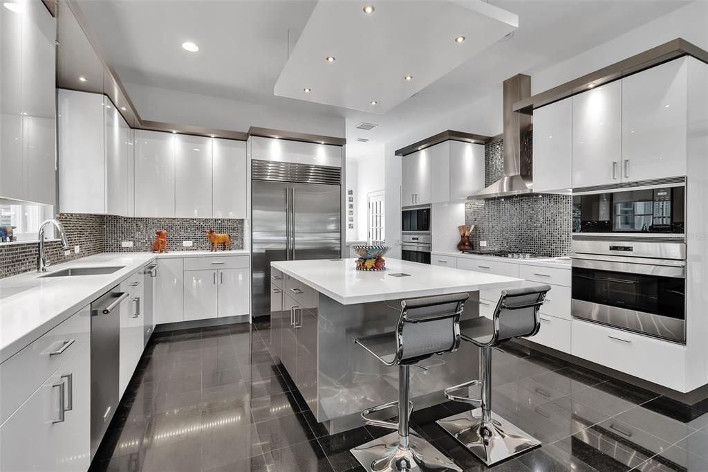 Interior, Kitchen, Recessed Lighting, Stainless Steel Appliances