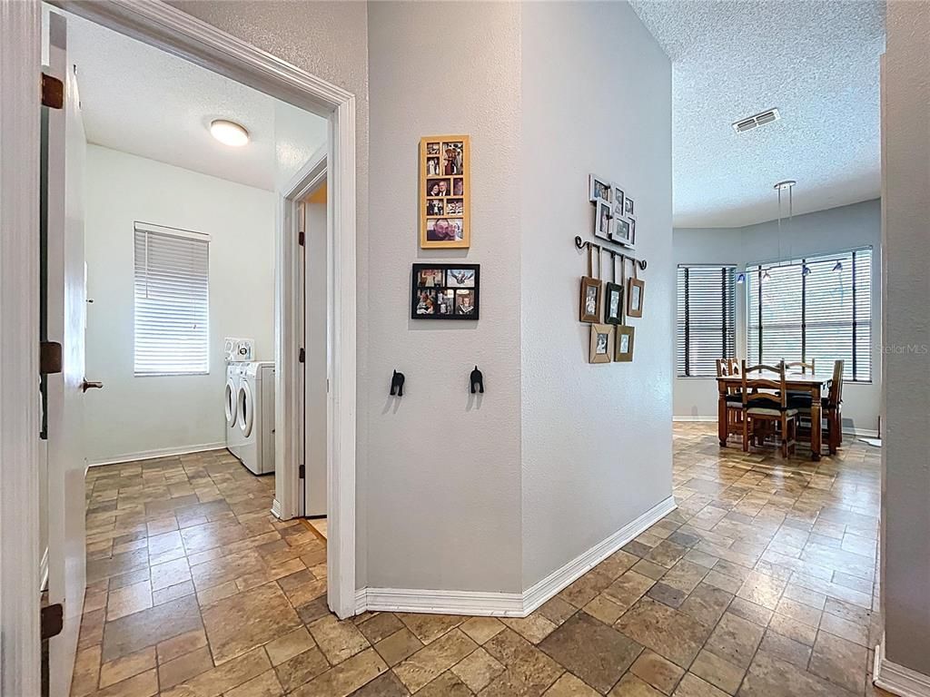 Dining room, Interior, Pendant Lights, Utility Closets, Washer