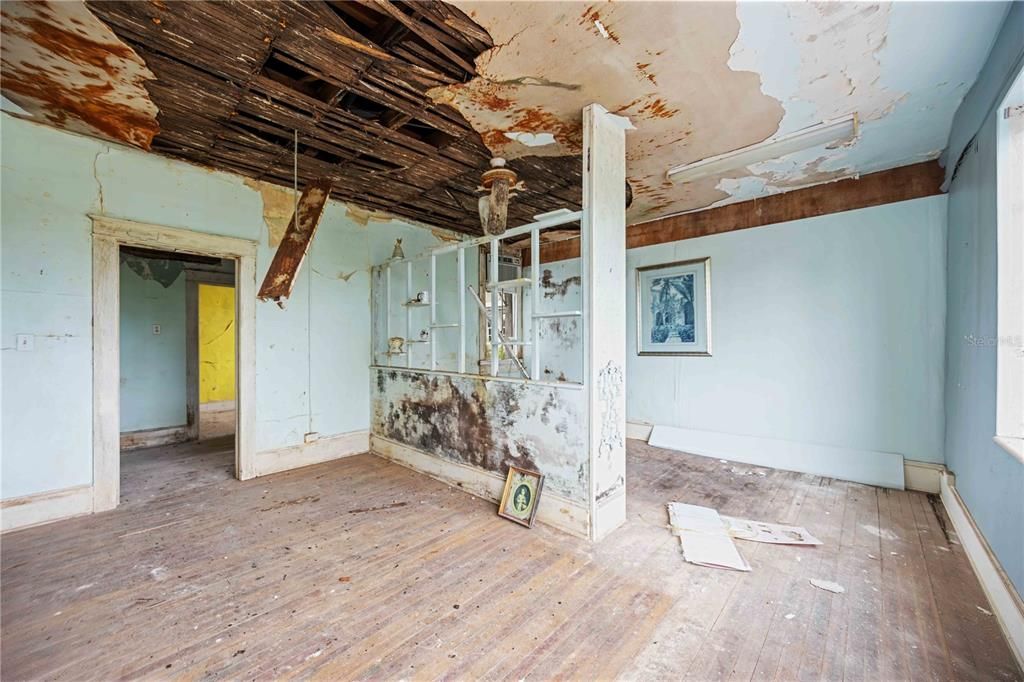 Empty room, Interior, Wood Texture Flooring