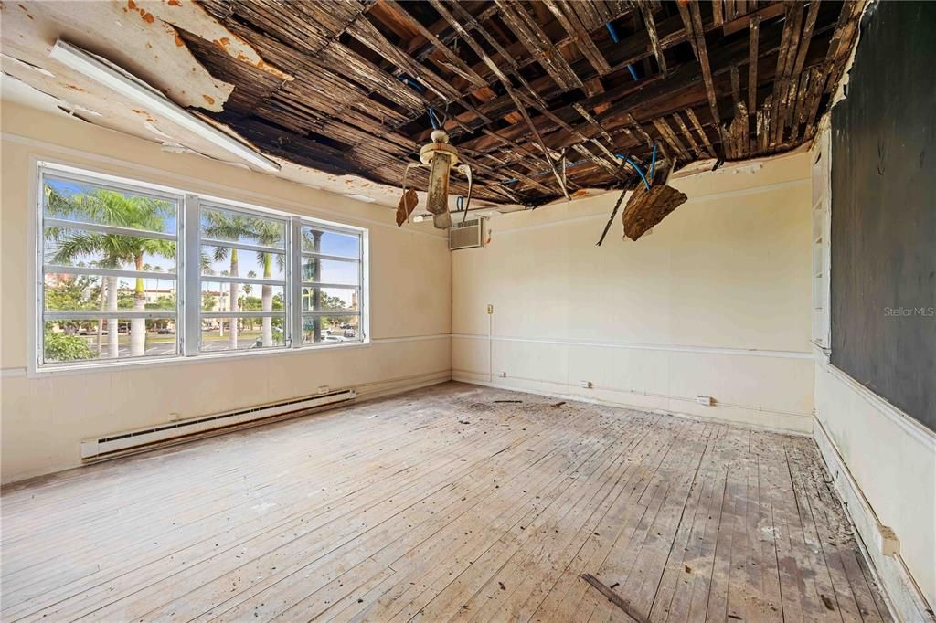 Empty room, Interior, Wood Texture Flooring