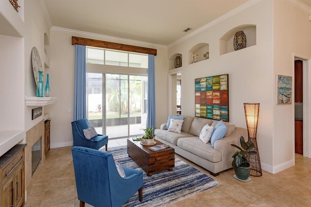 Fireplace, Interior, Living room