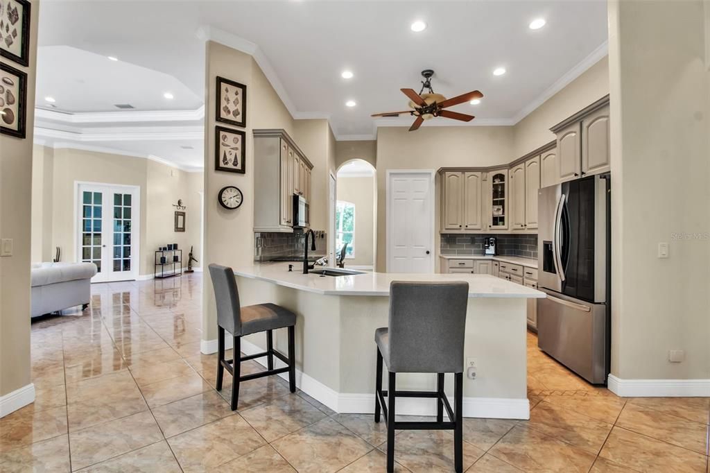 Interior, Kitchen, Recessed Lighting