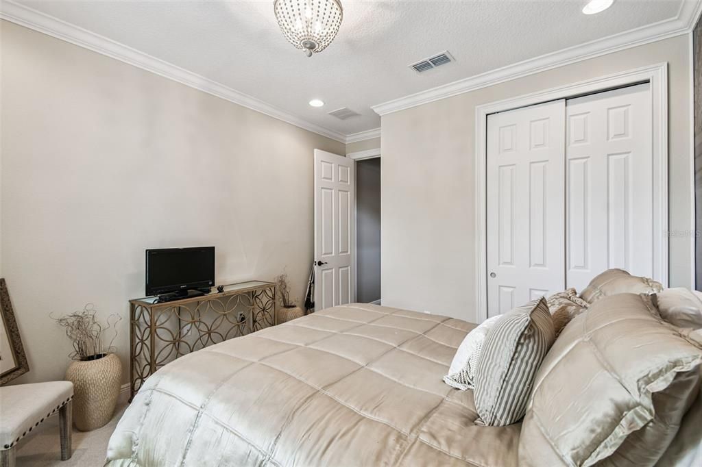 Bedroom, Interior, Recessed Lighting