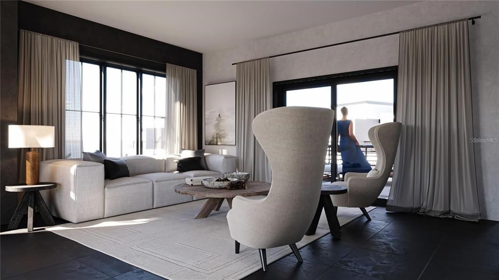 Interior, Living room
