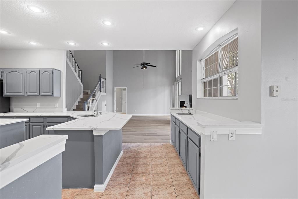 Interior, Kitchen, Recessed Lighting