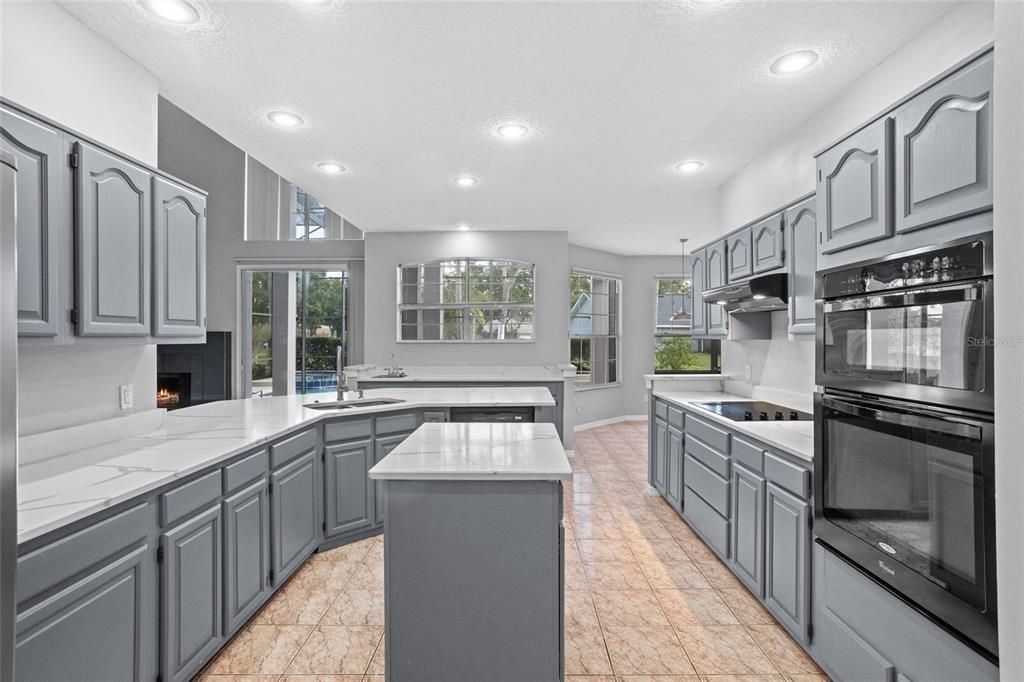 Interior, Kitchen, Recessed Lighting