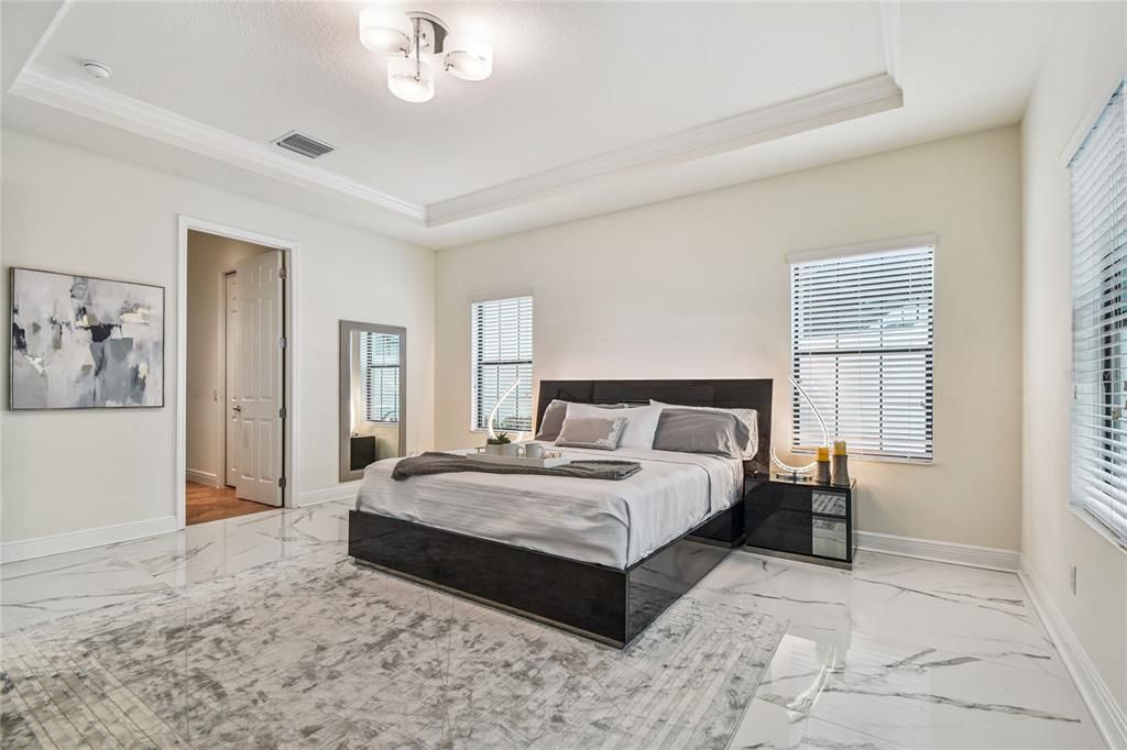 Bedroom, Interior, Marble