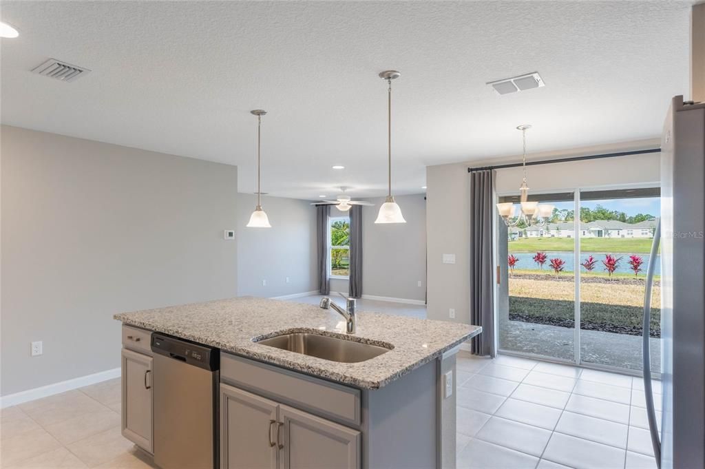 Interior, Kitchen, Pendant Lights, Recessed Lighting