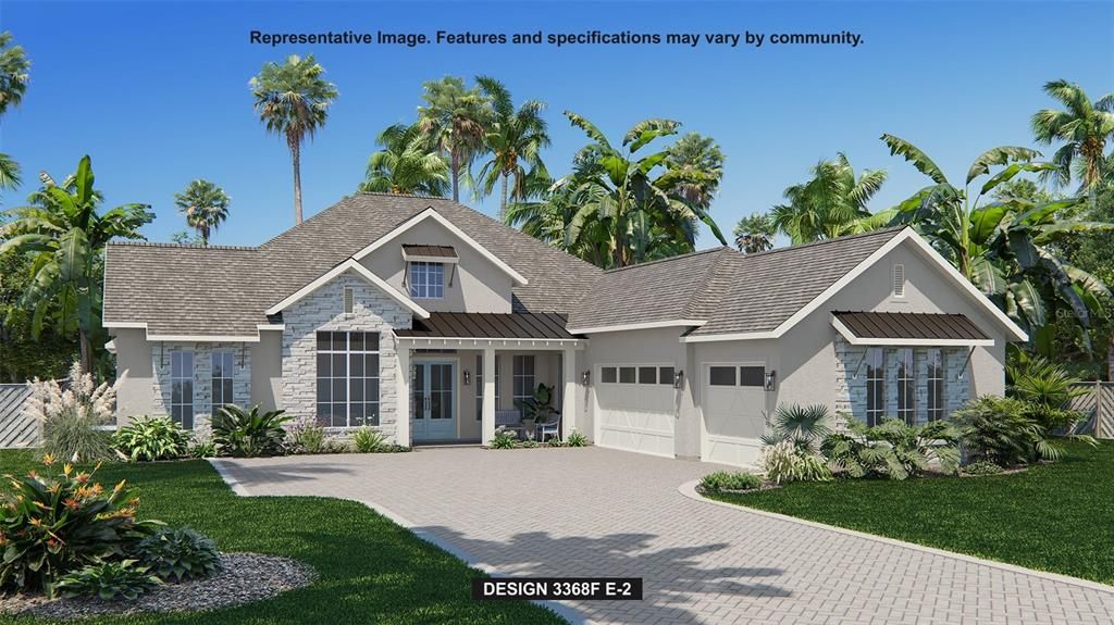 Attached, Exterior, Facade, Ranch