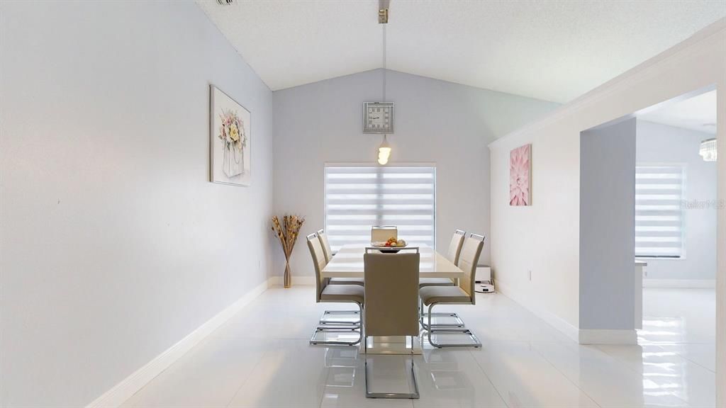 Dining room, Interior, Pendant Lights