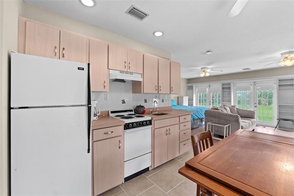Interior, Kitchen, Living room, Recessed Lighting