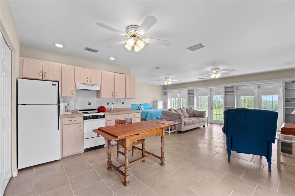 Interior, Kitchen, Living room, Recessed Lighting