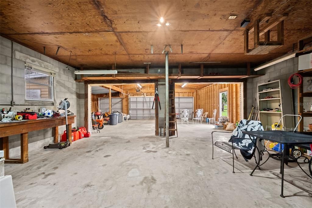 Interior, Stone Walls, Wooden Beams