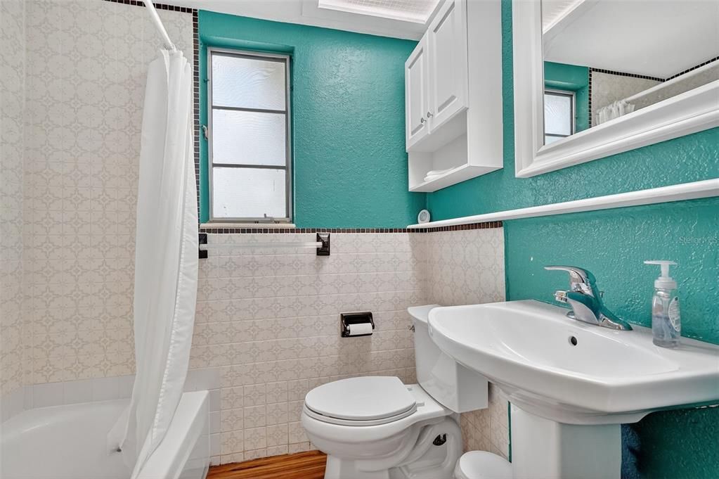 Bathroom, Interior, Wood Texture Flooring