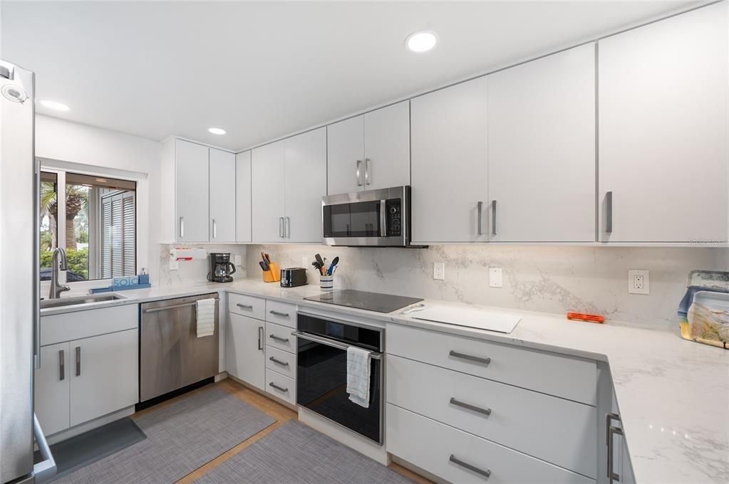 Interior, Kitchen, Recessed Lighting, Stainless Steel Appliances