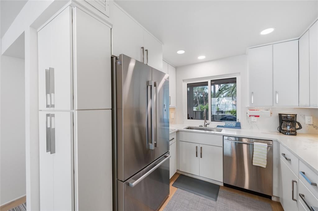 Interior, Kitchen, Recessed Lighting, Stainless Steel Appliances