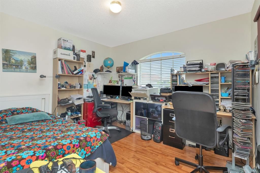 Bedroom, Home Office, Interior, Wood Texture Flooring