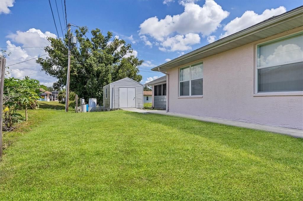 Backyard, Exterior