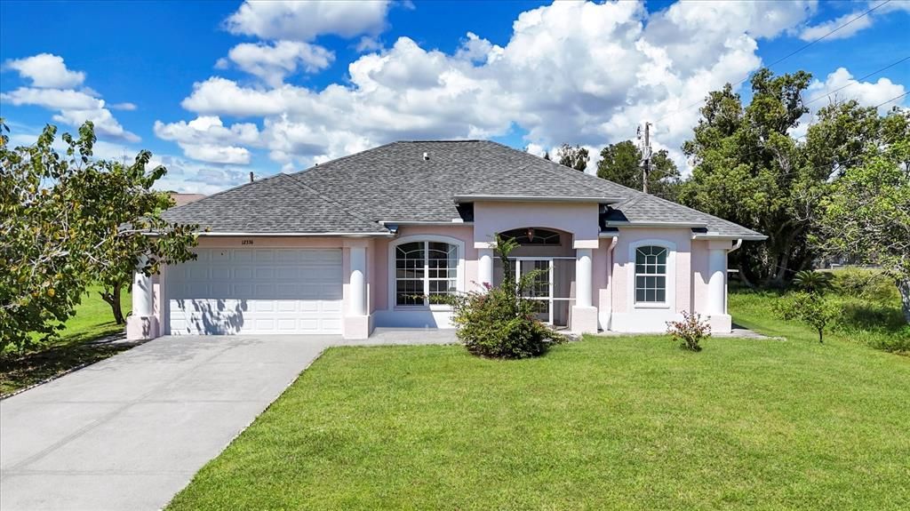 Attached, Backyard, Exterior, Facade, French Provincial