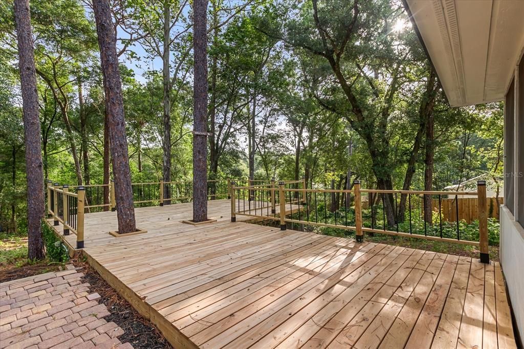 Exterior, Wood Texture Flooring