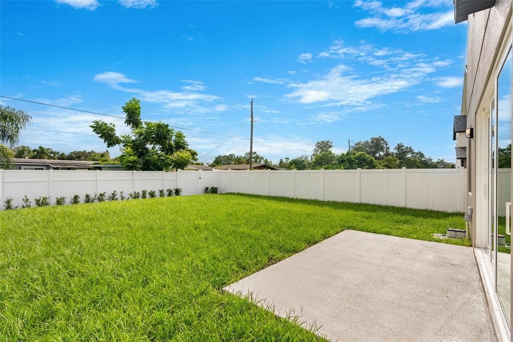 Backyard, Exterior