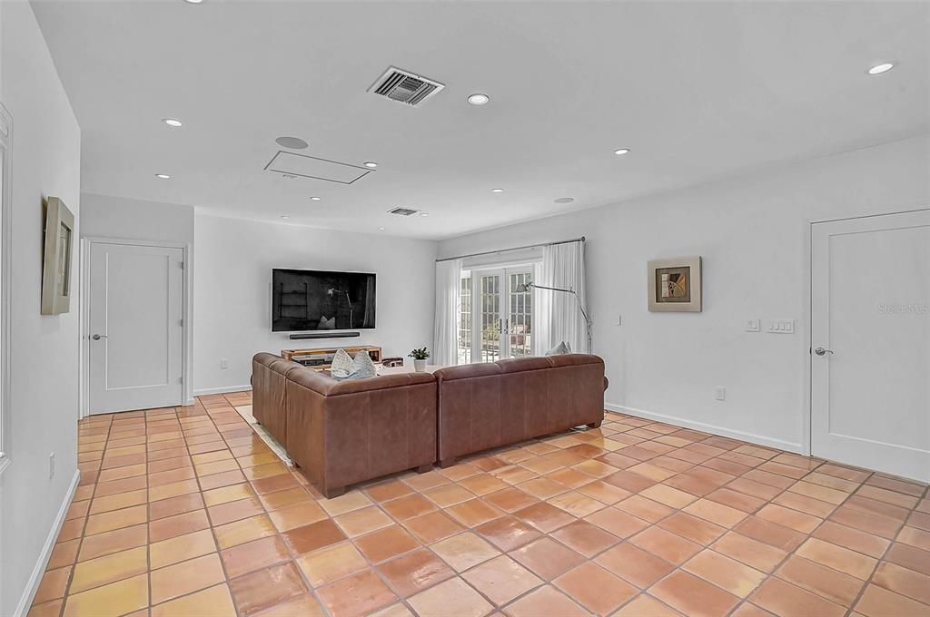 Interior, Living room, Recessed Lighting