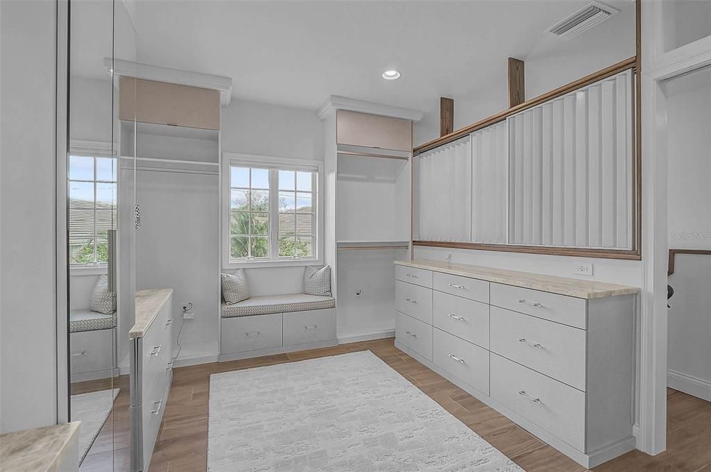 Interior, Recessed Lighting, Walk-in Closets, Wood Texture Flooring