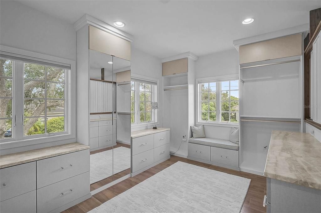 Interior, Recessed Lighting, Walk-in Closets, Wood Texture Flooring