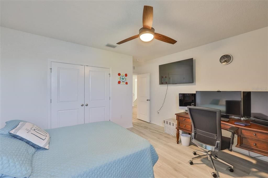 Bedroom, Home Office, Interior, Wood Texture Flooring