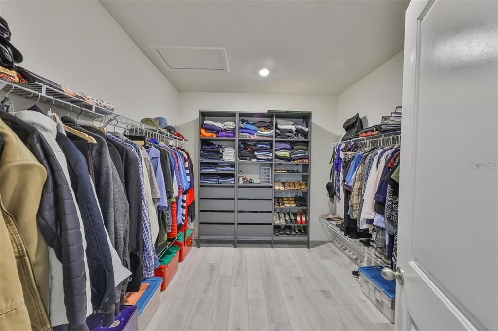 Interior, Recessed Lighting, Walk-in Closets, Wood Texture Flooring