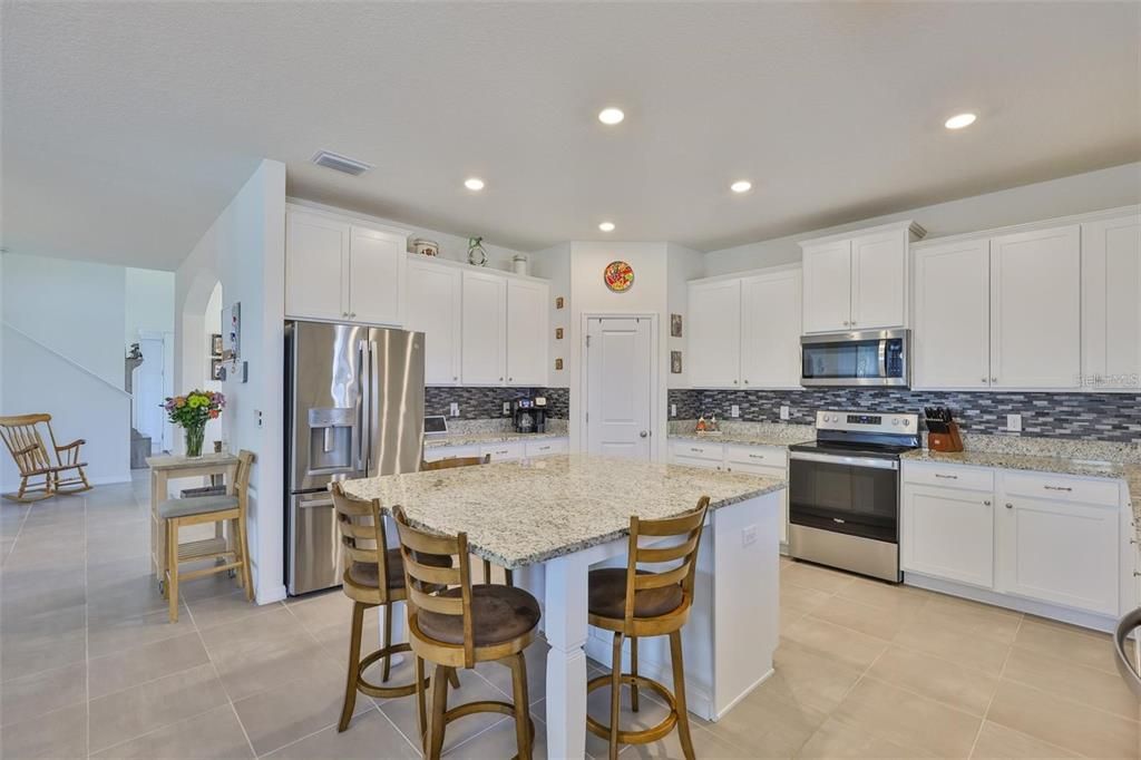 Interior, Kitchen, Recessed Lighting, Stainless Steel Appliances
