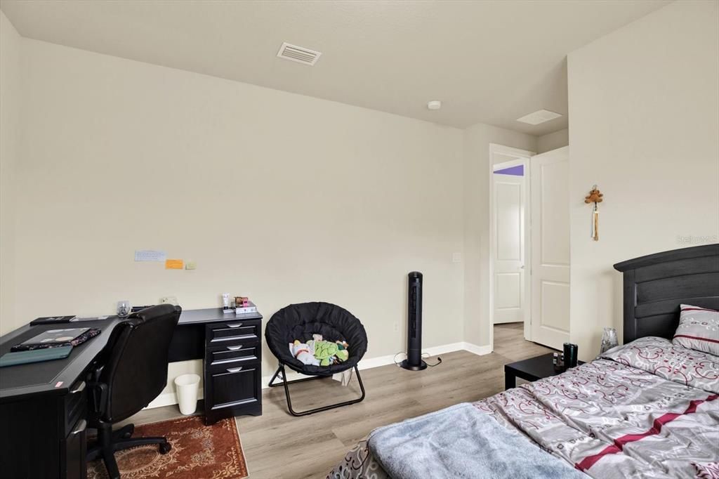 Bedroom, Home Office, Interior, Wood Texture Flooring