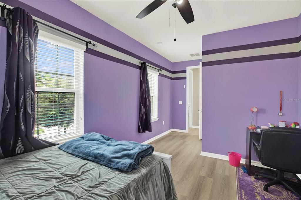 Bedroom, Home Office, Interior, Wood Texture Flooring