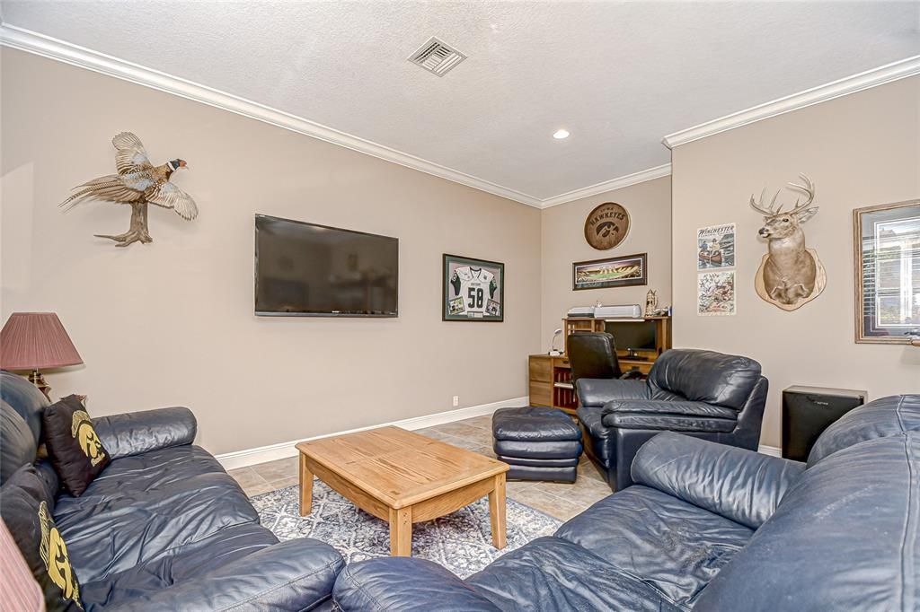 Interior, Living room, Recessed Lighting