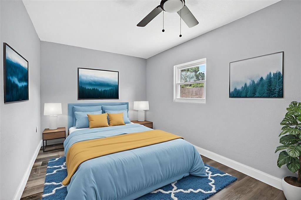 Bedroom, Interior, Wood Texture Flooring