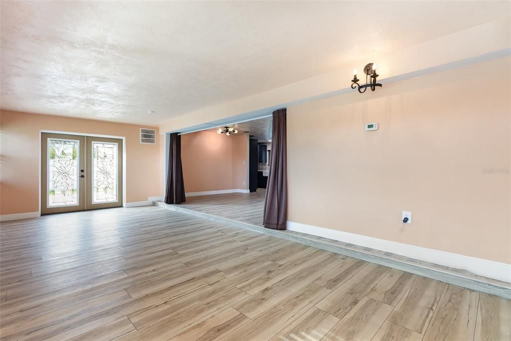 Empty room, Interior, Wood Texture Flooring