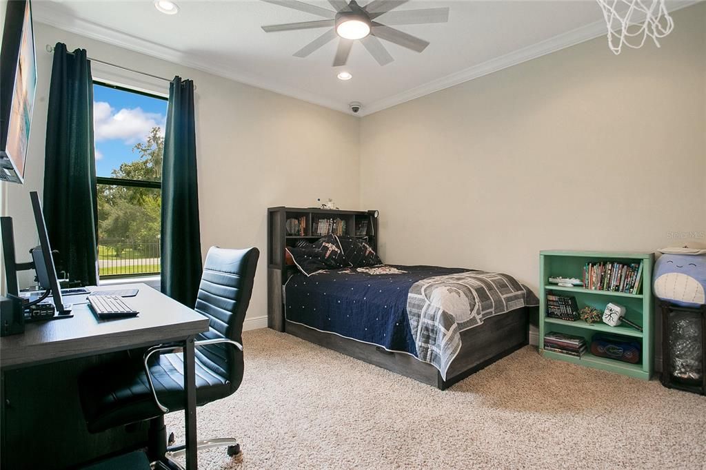 Bedroom, Home Office, Interior, Recessed Lighting