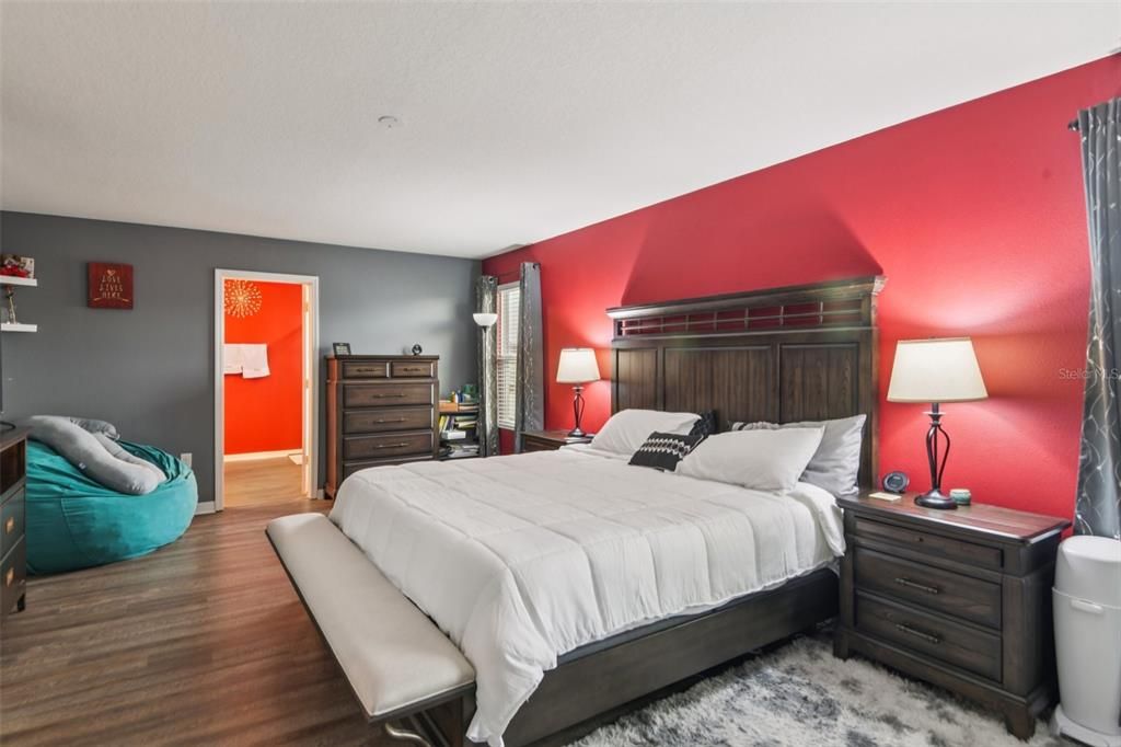 Bedroom, Interior, Wood Texture Flooring