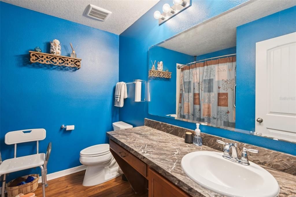 Bathroom, Interior, Wood Texture Flooring